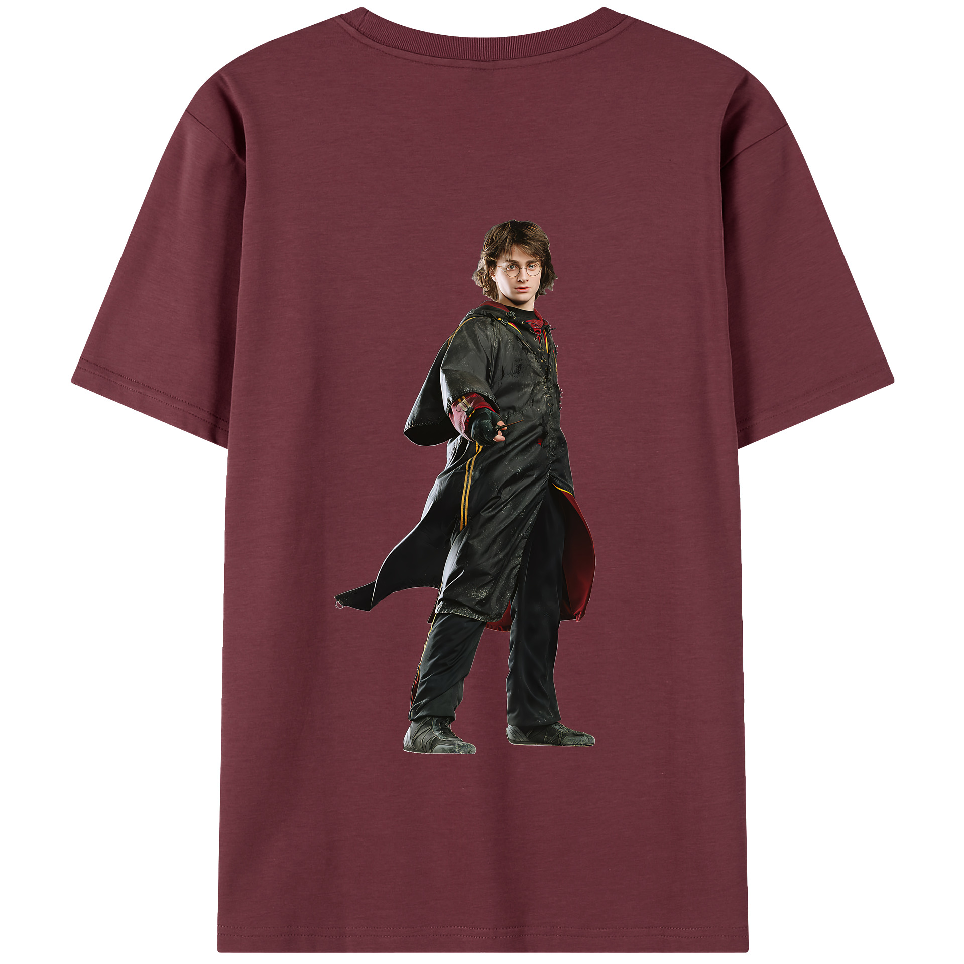 （画像用） Harry Potter ハリー・ポッターシリーズ 綿100％半袖Tシャツ（背面プリント）